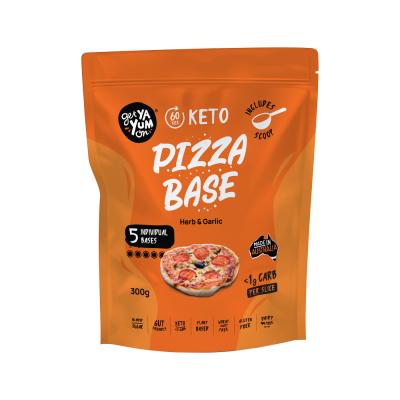 Get Ya Yum On (60 sec Keto) Pizza Base Herb and Garlic 300g